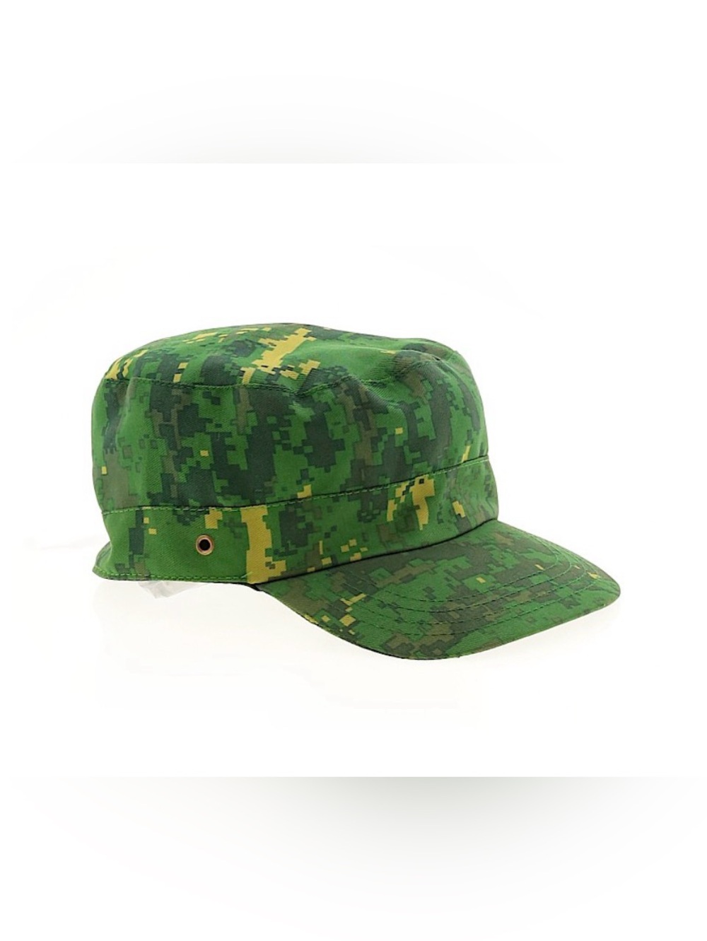 UNBRANDED Minecraft Style Green Digital Camo Military-Style Cap